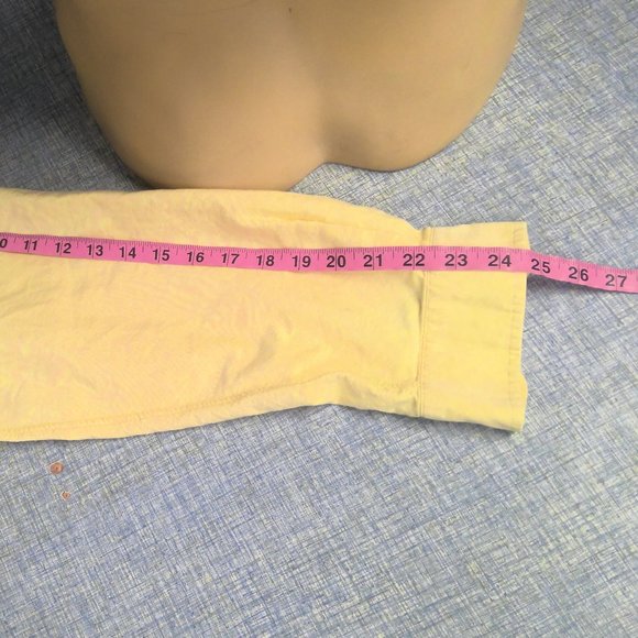 Polo Ralph Lauren Button Down Shirt Long Sleeve Yellow Yarmouth Men's XL - Picture 8 of 8